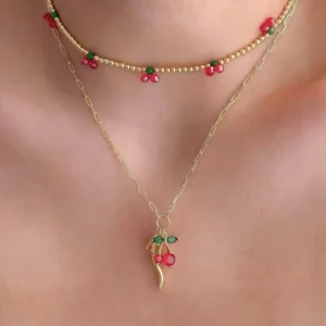 Cherry Charm ogrlica